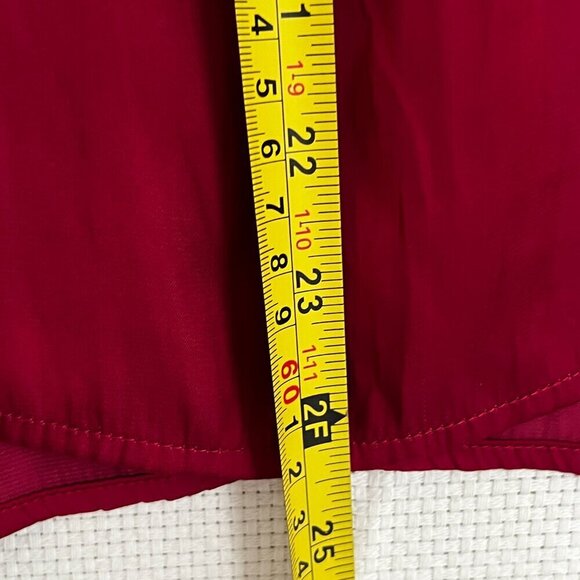 Paige Women’s Ceres Keyhole Blouse Lightweight Silky Knit Mulberry Sz Medium - Picture 9 of 13